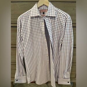 THOMAS PINK Slim Fit French Cuff Dress Shirt Size 15.5 - 39cm